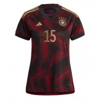 Tyskland Niklas Sule #15 Bortedrakt Dame VM 2022 Kortermet